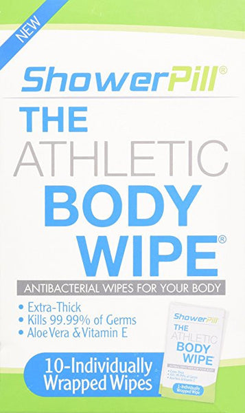 ShowerPill Athletic Body Wipes